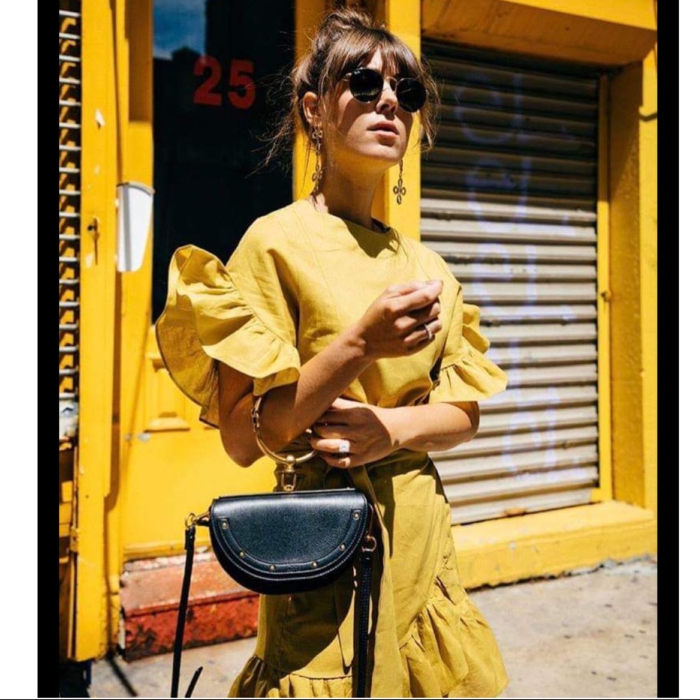 Storets Avril Yellow Wrap Dress - Picture 7 of 7